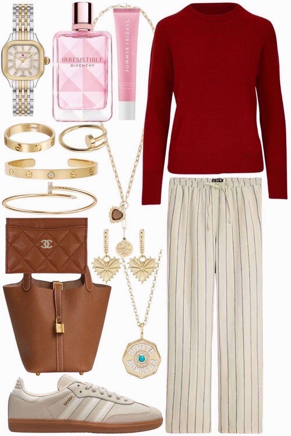 Red cashmere sweater with stripe linen pants



#LTKFindsUnder100 #LTKSeasonal #LTKootd