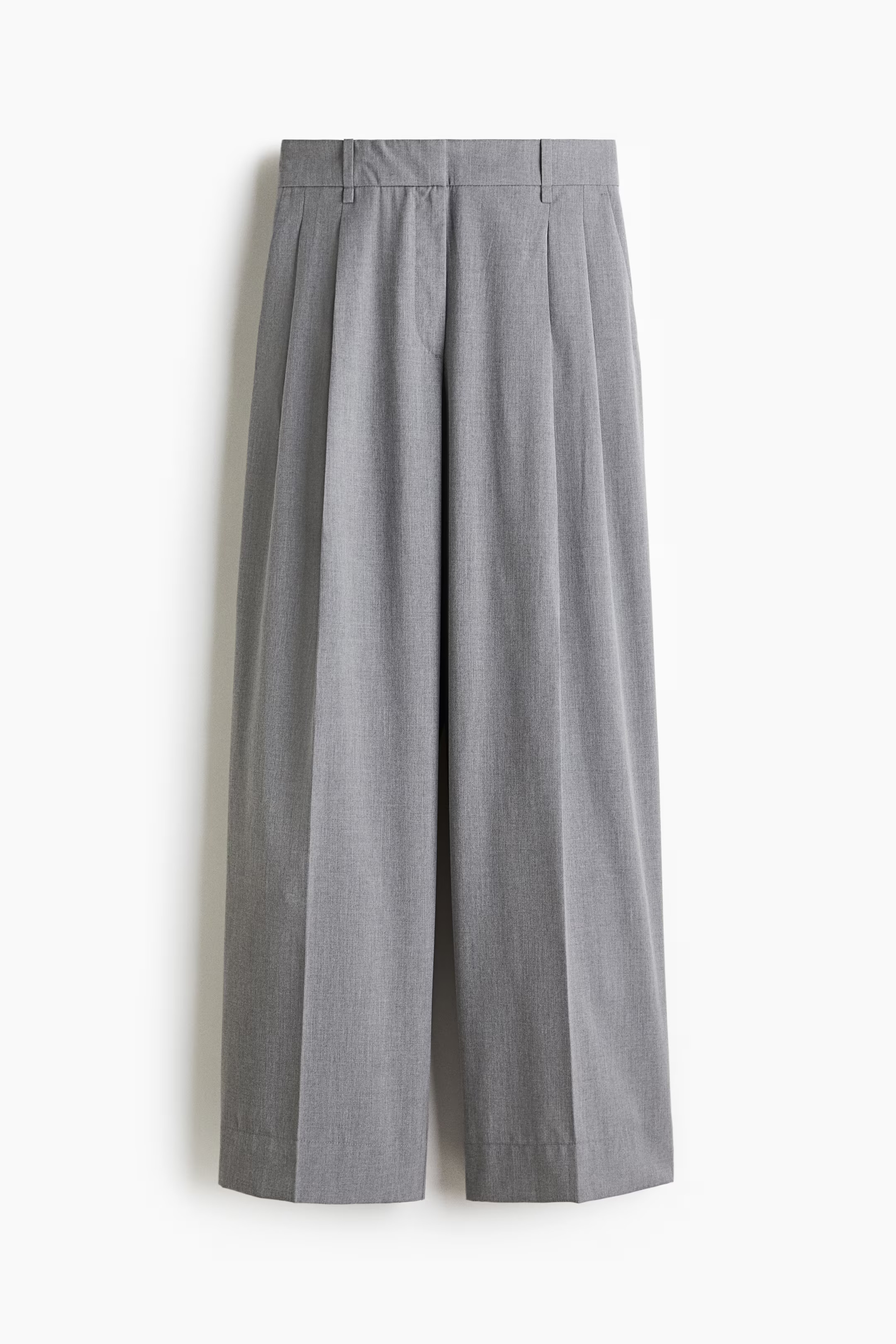 Wide-Leg Dress Pants - Dark grey - Ladies | H&M US | H&M (US + CA)