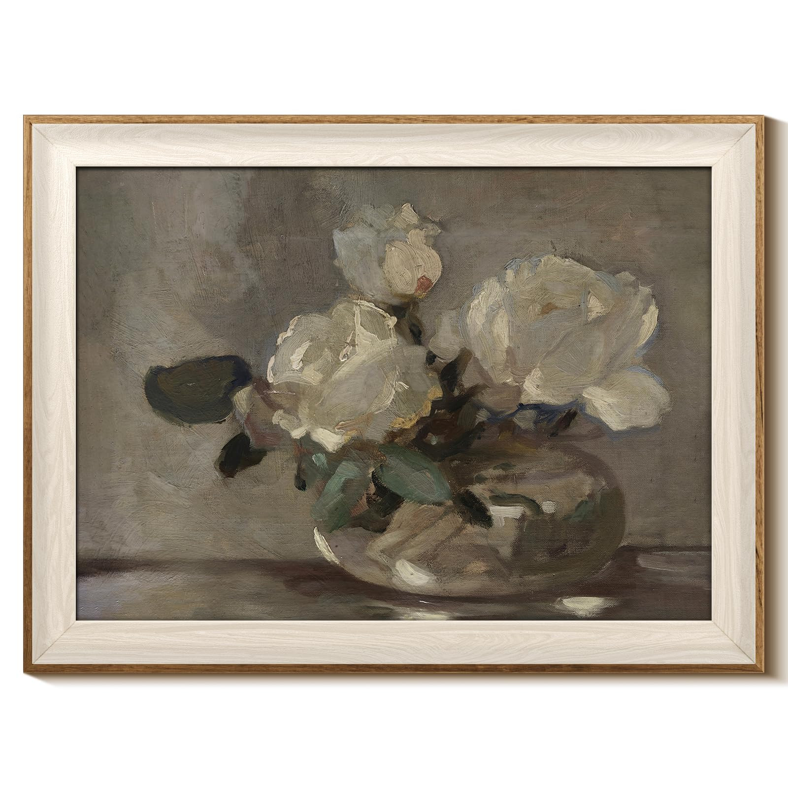 InSimSea Framed Canvas Wall Art Framed Wall Decorations, Mid Century Modern Wall Decor, Botanical... | Amazon (US)