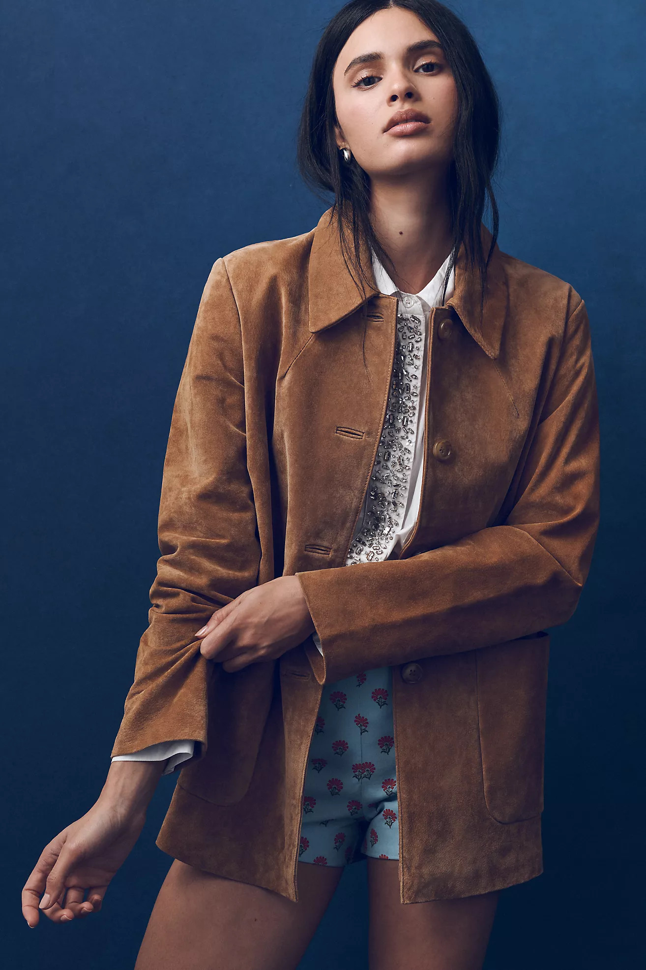 RUMORED Yellowstone Suede Jacket | Anthropologie (US)