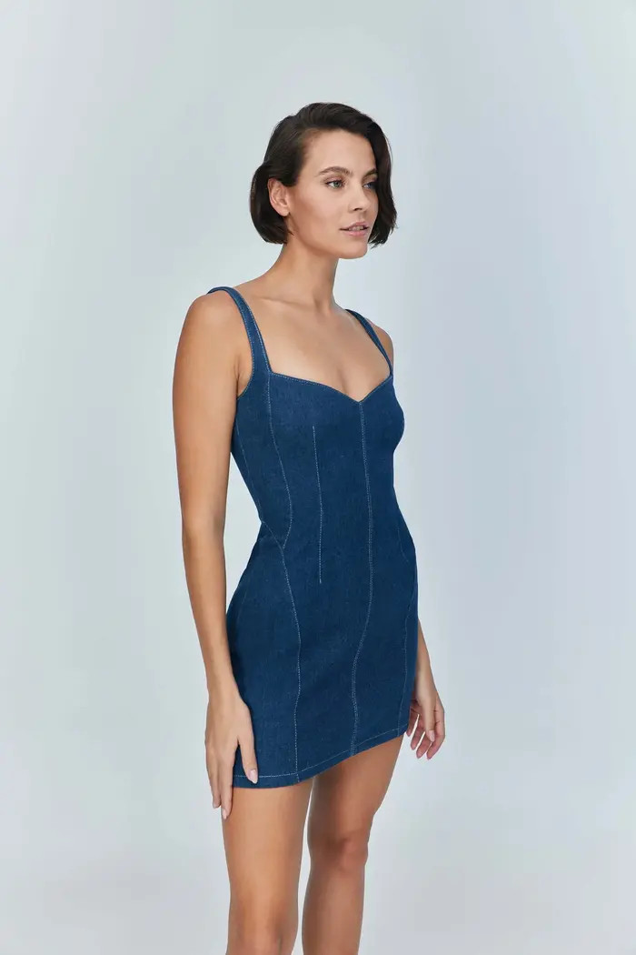 Jendue US Sosa Denim Mini Dress | Nordstrom | Nordstrom