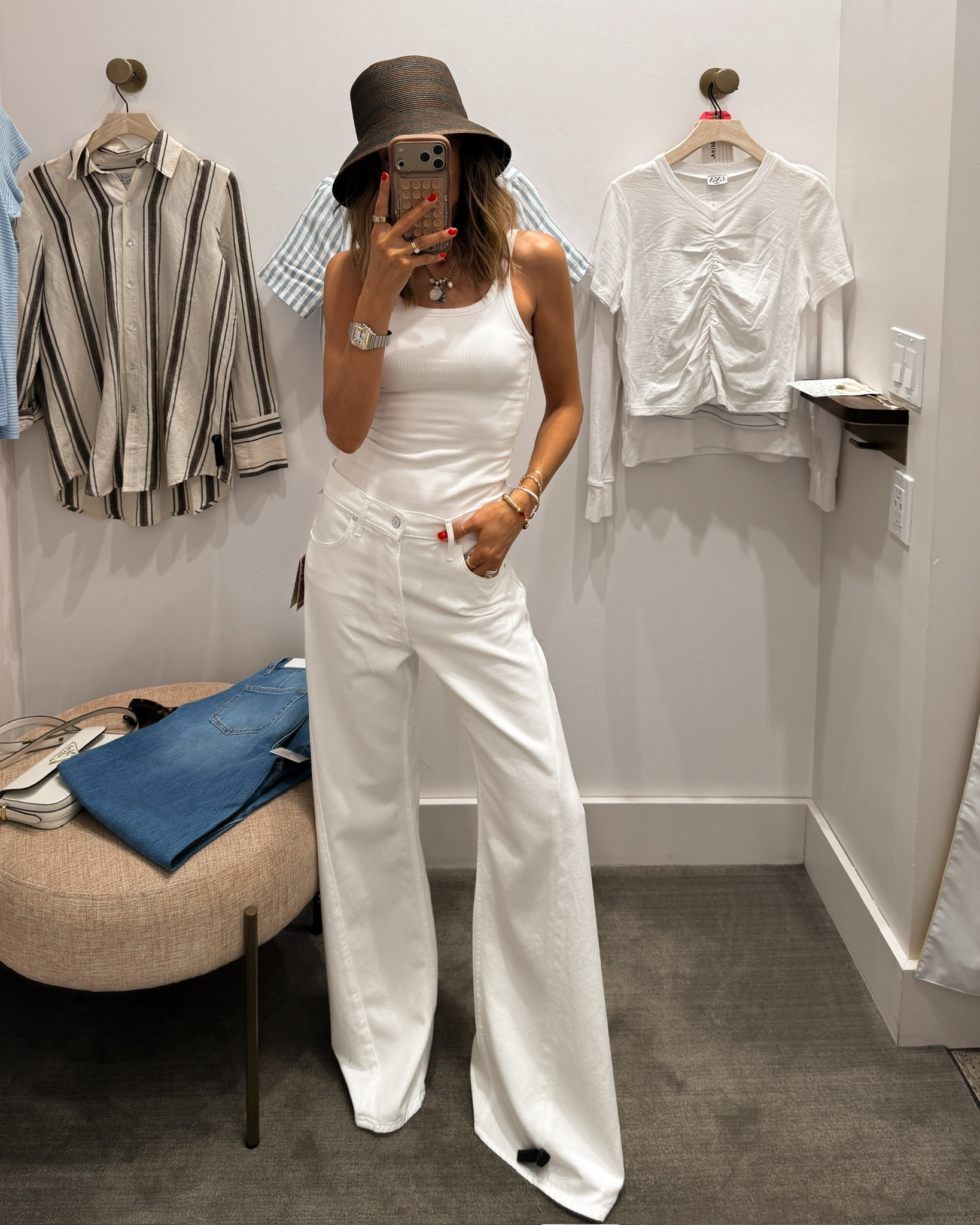 I sized up on these jeans and I’m loving the fit! They have a few more sizes left in the petit version if you have shorter legs!

#LTKgrwm #LTKOver40 #LTKSeasonal