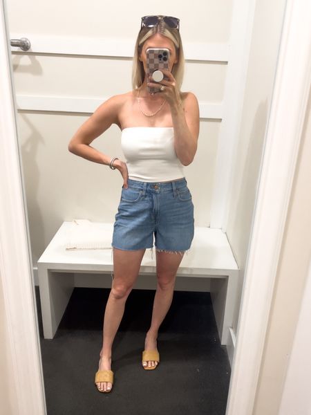 Madewell 30% off sale with code WARMUP 

top: small 
Shorts: size 25

#LTKunder100 #LTKunder50 #LTKsalealert