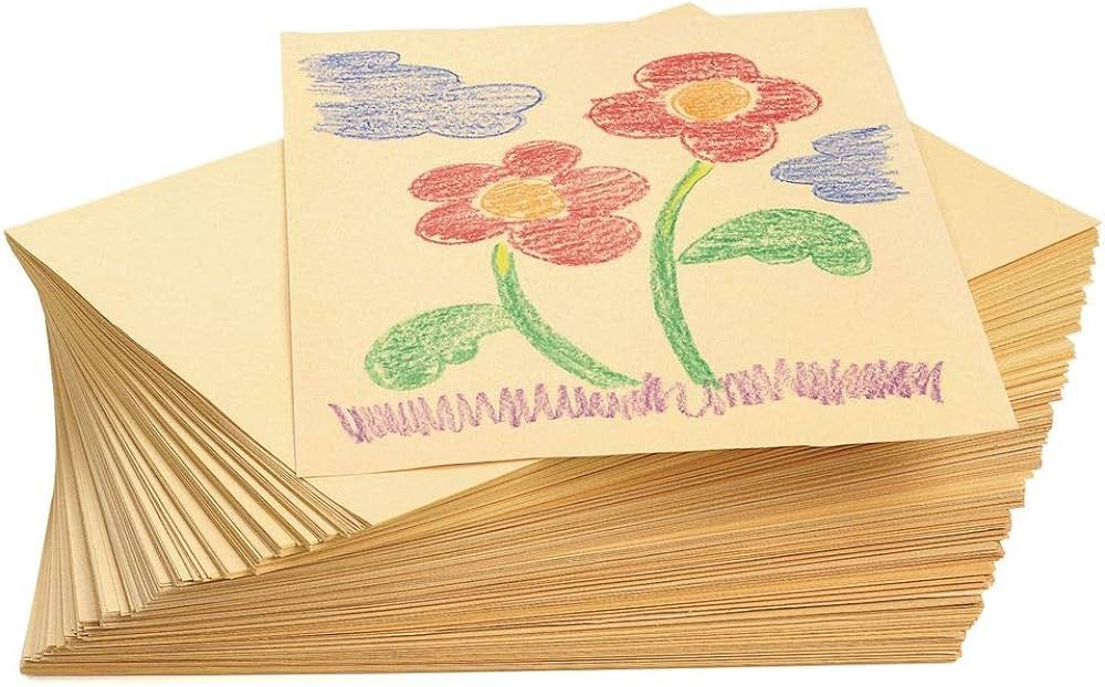 Manila Paper, 9 x 12 inches, Heavyweight Made from 50lb Paper Stock, 500 Sheets, School Art Suppl... | Amazon (US)