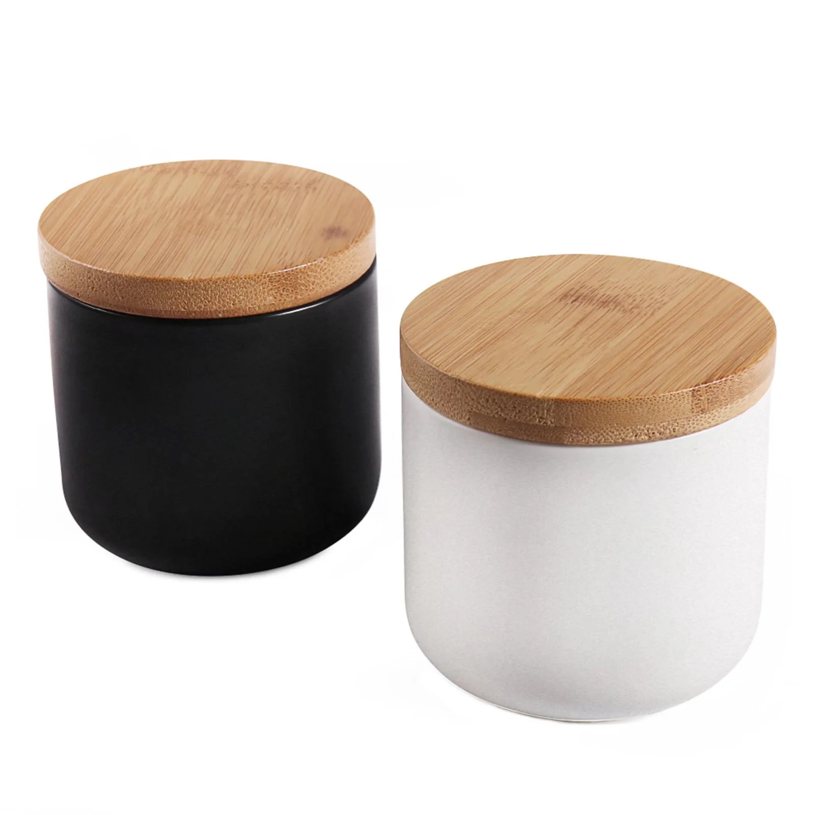 77L Ceramic Food Storage Jar (Set of 2) with Storage Bag and Wooden Lid, 6.08 FL OZ (180ML) | Walmart (US)