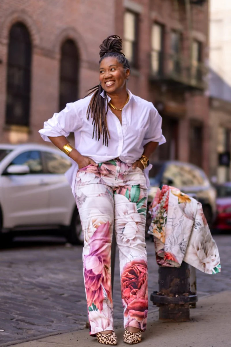 Kyra Denim - Grandma's Sofa (Printed to Order) | Dressed in Joy