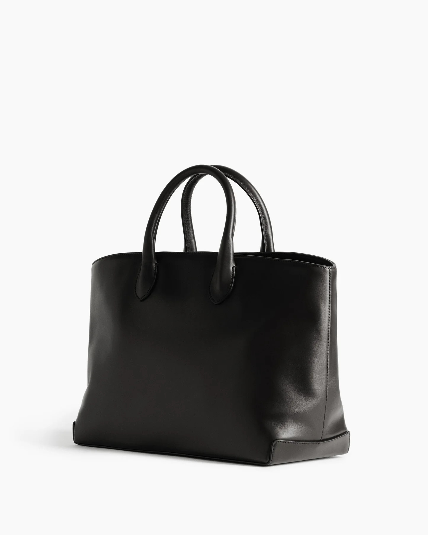 Lola Tote Leather Black Bag | Flattered
