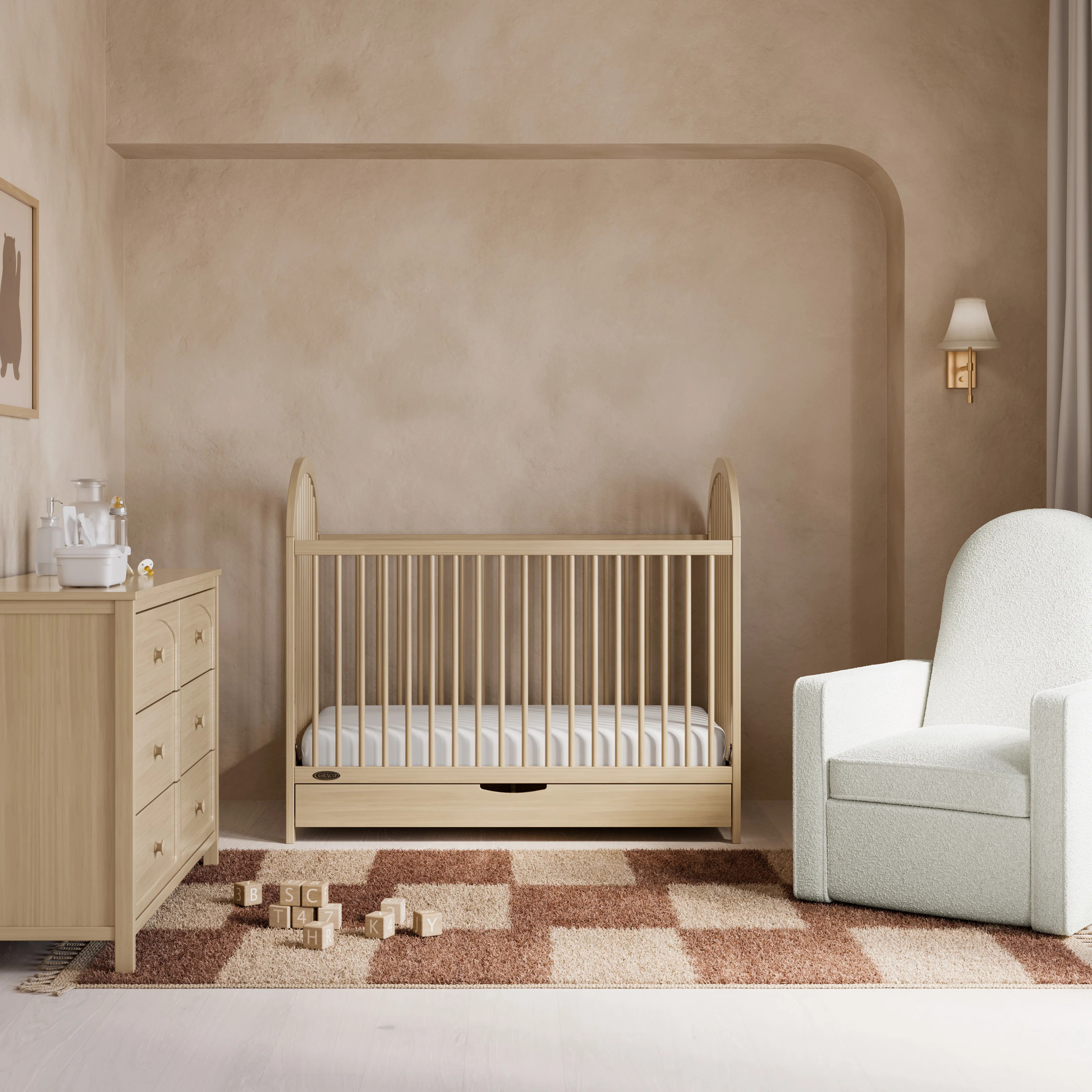 Olivia 3-In-1 Convertible Crib With Drawer | Wayfair North America