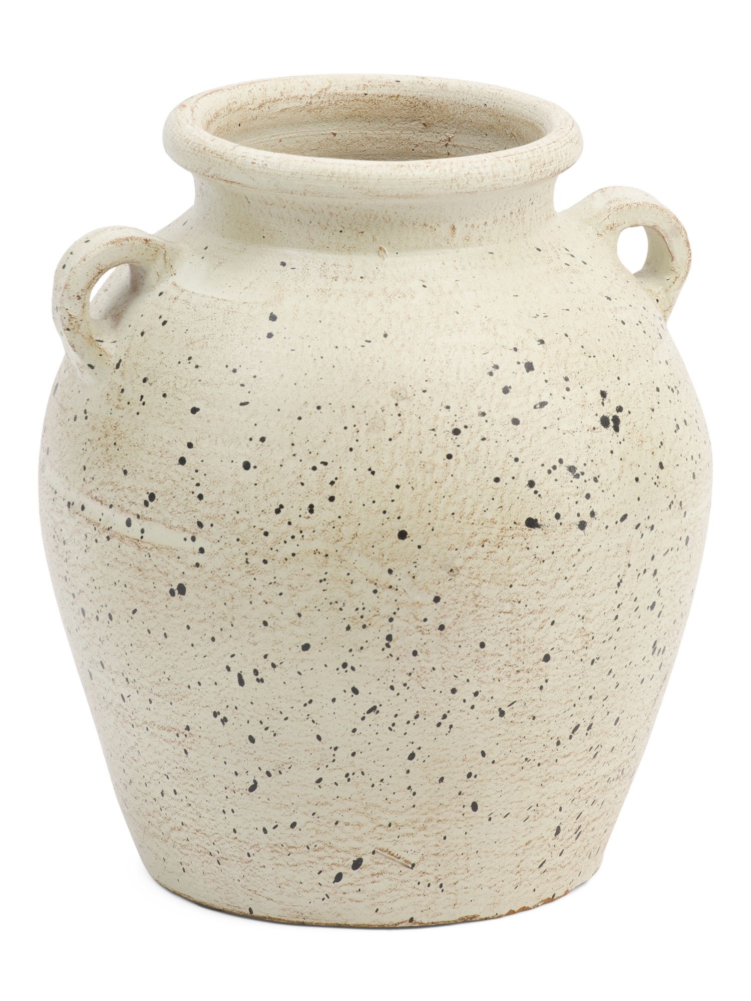 10in Speckled Handled Rounded Vase | TJ Maxx