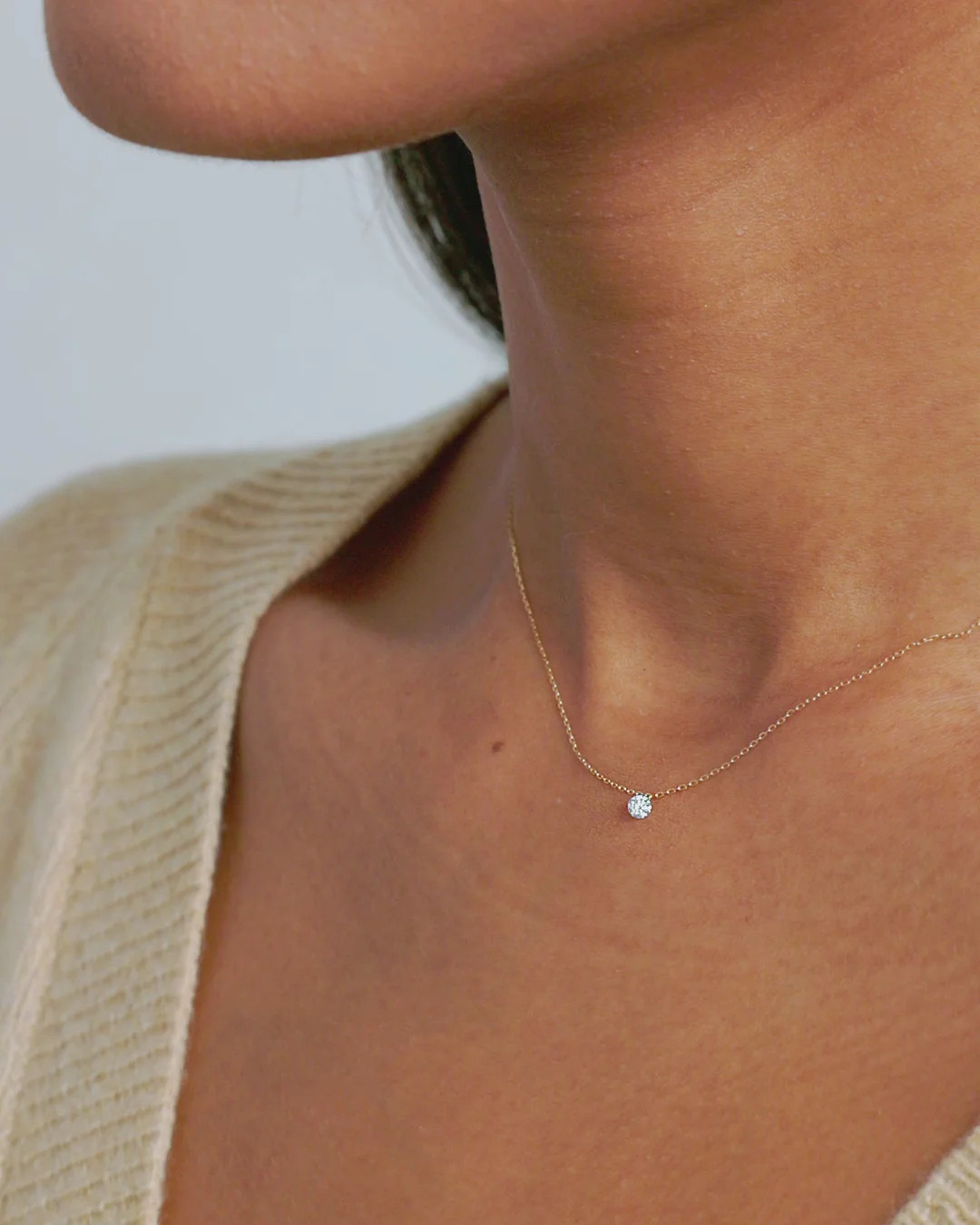 Floating Diamond Necklace | gorjana