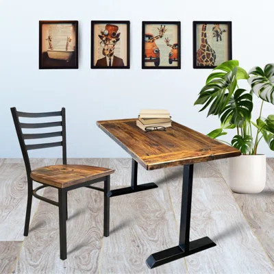 Homestead Earth And Iron Desk With Chair Set | Wayfair North America