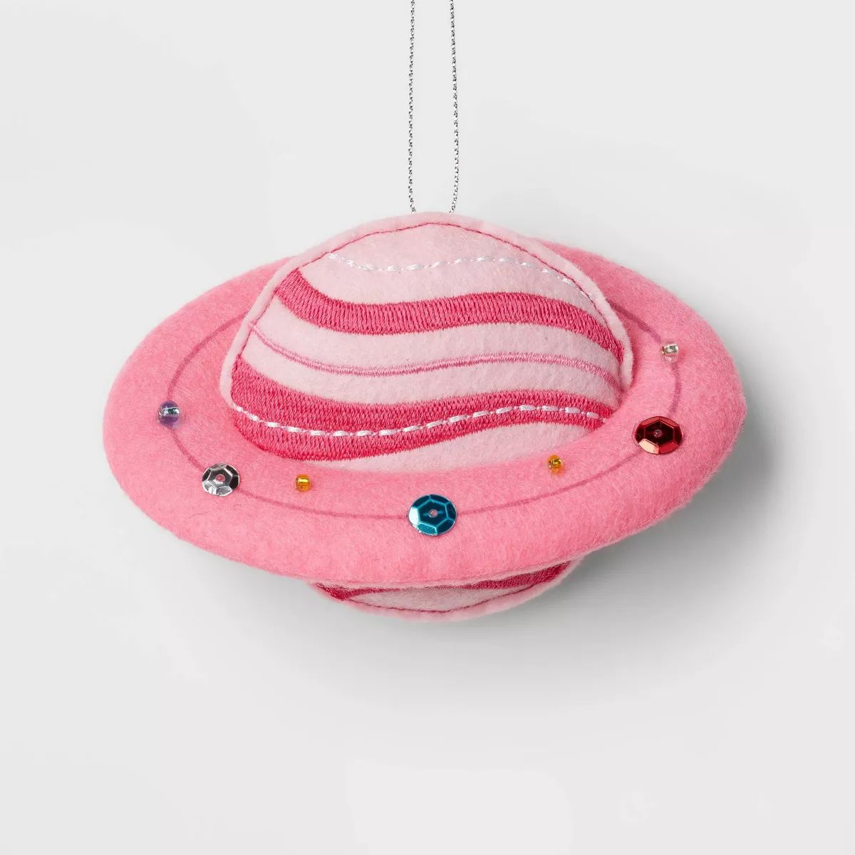 Fabric Planet Christmas Tree Ornament Pink - Wondershop™ | Target