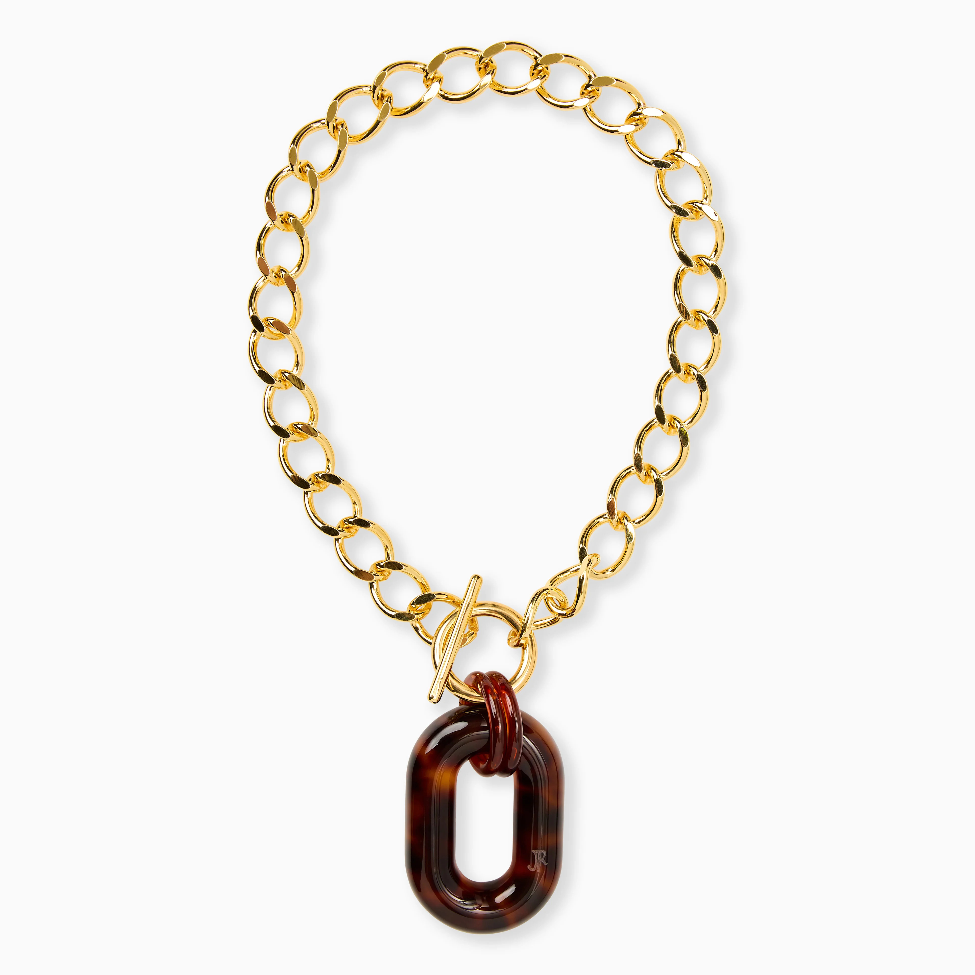 Jack Rogers Women's Gina Chain Necklace Tortoise Gold (Size TORTOISE/GOLD) | Jack Rogers