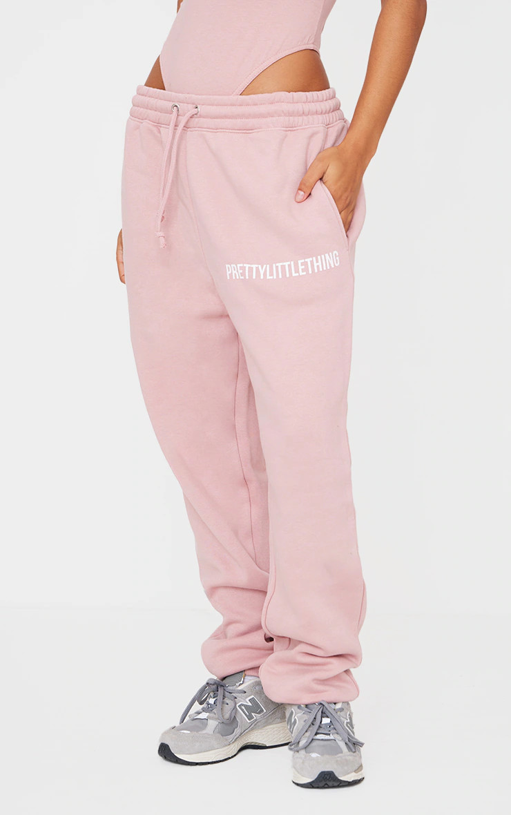 PRETTYLITTLETHING Light Pink High Waist Cuffed Track Pants | Pretty Little Thing (Australia & New Zealand)