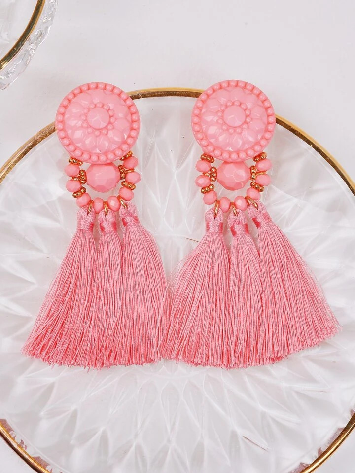 Tassel Drop Earrings | SHEIN