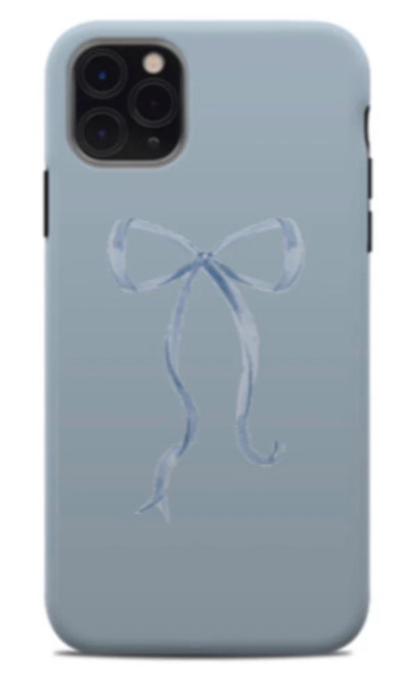 bows & blue x minnie & emma bow phone case | Minnie and Emma Correspondence/Cabana 16