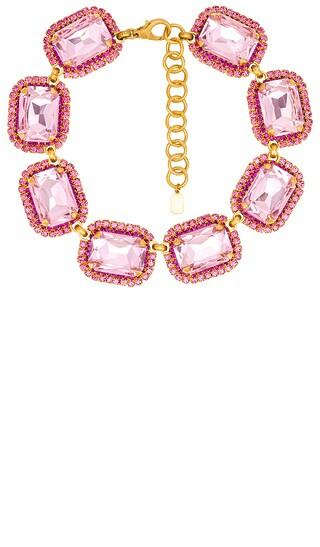 Danika Necklace in Pink | Revolve Clothing (Global)
