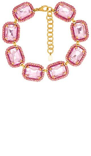 Danika Necklace in Pink | Revolve Clothing (Global)