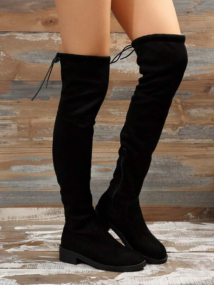 Women's Fashionable & Comfortable Soft-soled Indoor & Outdoor Wearing Boots | SHEIN