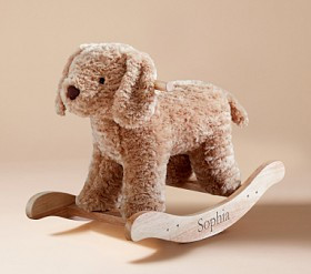 Labradoodle Plush Nursery Rocker | Pottery Barn Kids