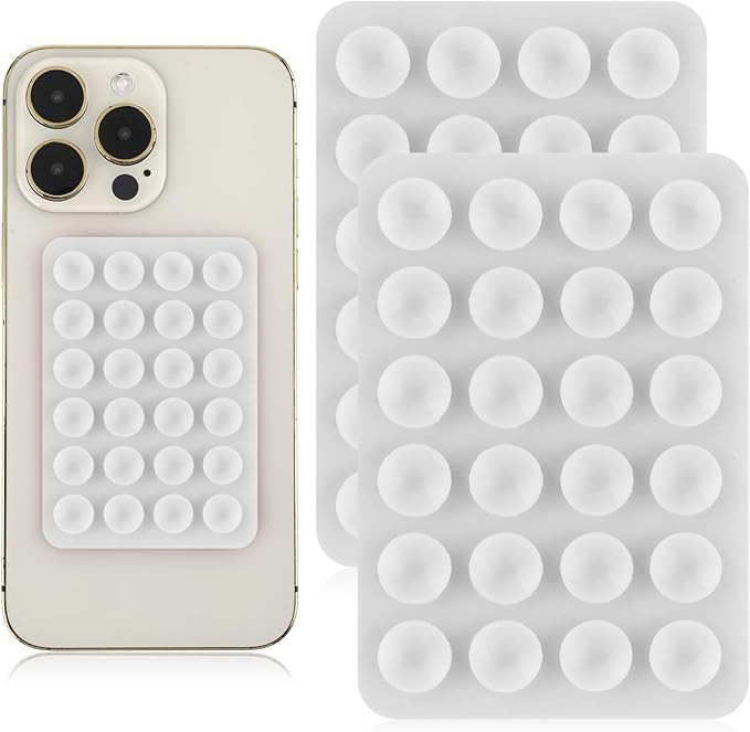 Giantree 2 Pcs Silicone Suction Phone Case Adhesive Mount, Suction Phone Case Mount Anti-Slip Han... | Amazon (UK)