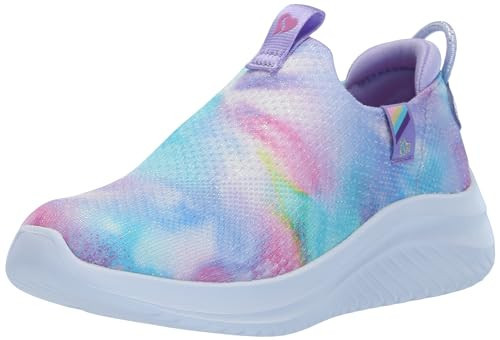 Skechers Kids Girls Ultra Flex 3.0 Sneaker, Lavender/Multi, 1, Little Kid | Amazon (US)