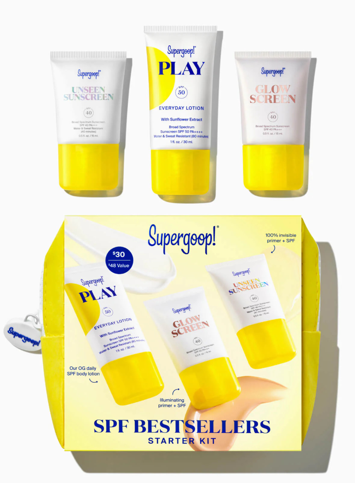 SPF Bestsellers Starter Kit | Supergoop