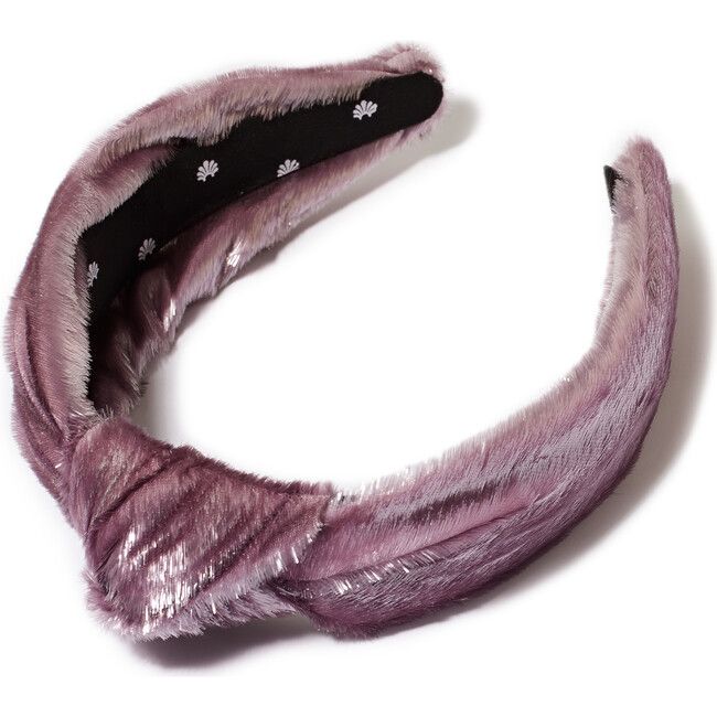 Lele Sadoughi | Women's Shimmer Knotted Headband (Pink, One Size) | Maisonette | Maisonette