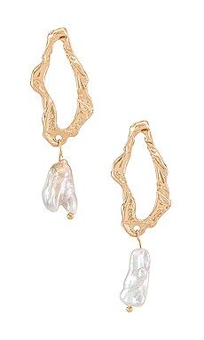 Amber Sceats Hammered Earring in Gold from Revolve.com | Revolve Clothing (Global)
