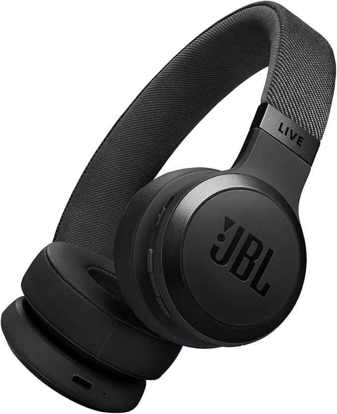 JBL Live 670NC - Wireless On-Ear Headphones with Adaptive Noise Cancelling with Smart Ambient, Up... | Amazon (US)