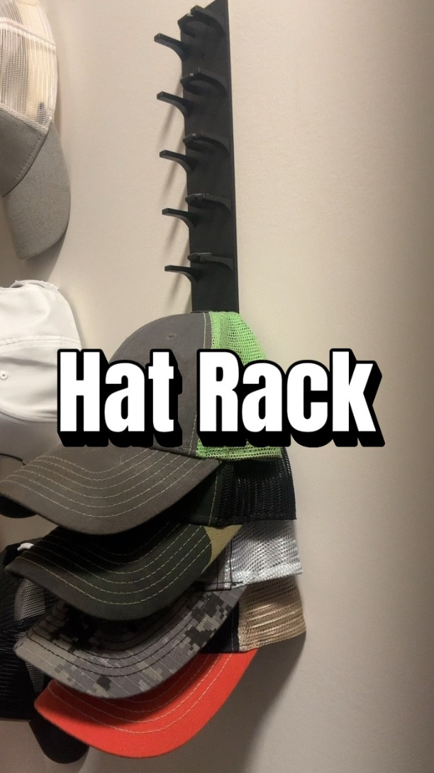 This hat rack is perfect for storing all of my husbands hats, he had a lot of them!! 

#LTKFindsUnder50 #LTKHome