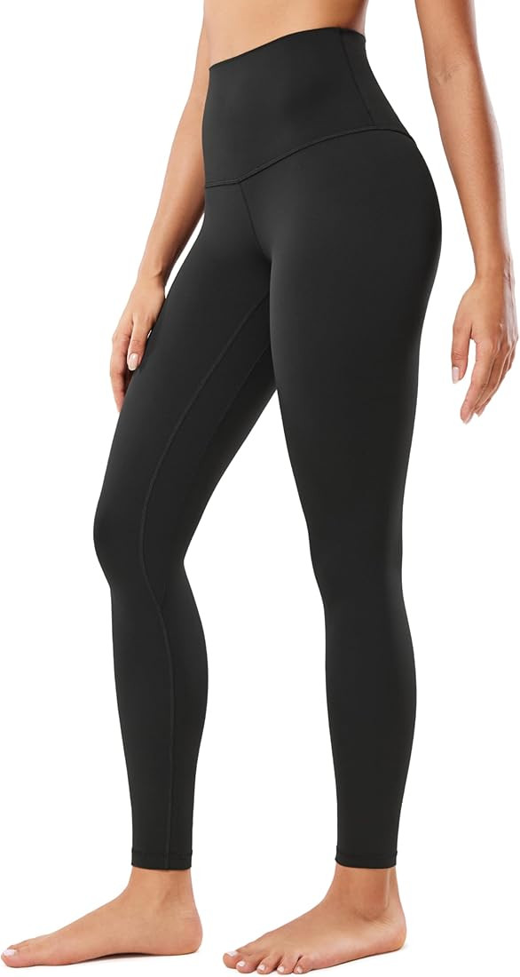CRZ YOGA Super High Waisted Butterluxe Workout Leggings 28'' -Over Belly Buttery Soft Full Length... | Amazon (US)