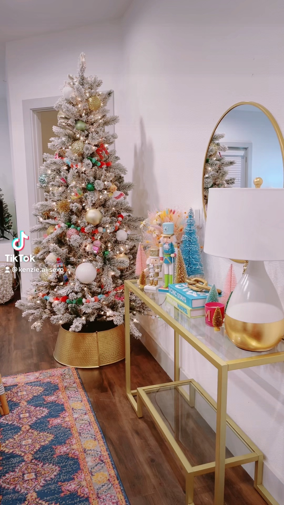 tik tok christmas apartment tour! 🎄💕🪩🤍✨

#LTKHoliday #LTKSeasonal #LTKhome