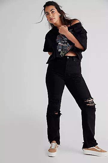 CRVY Straight Shooter Jeans | Free People (Global - UK&FR Excluded)