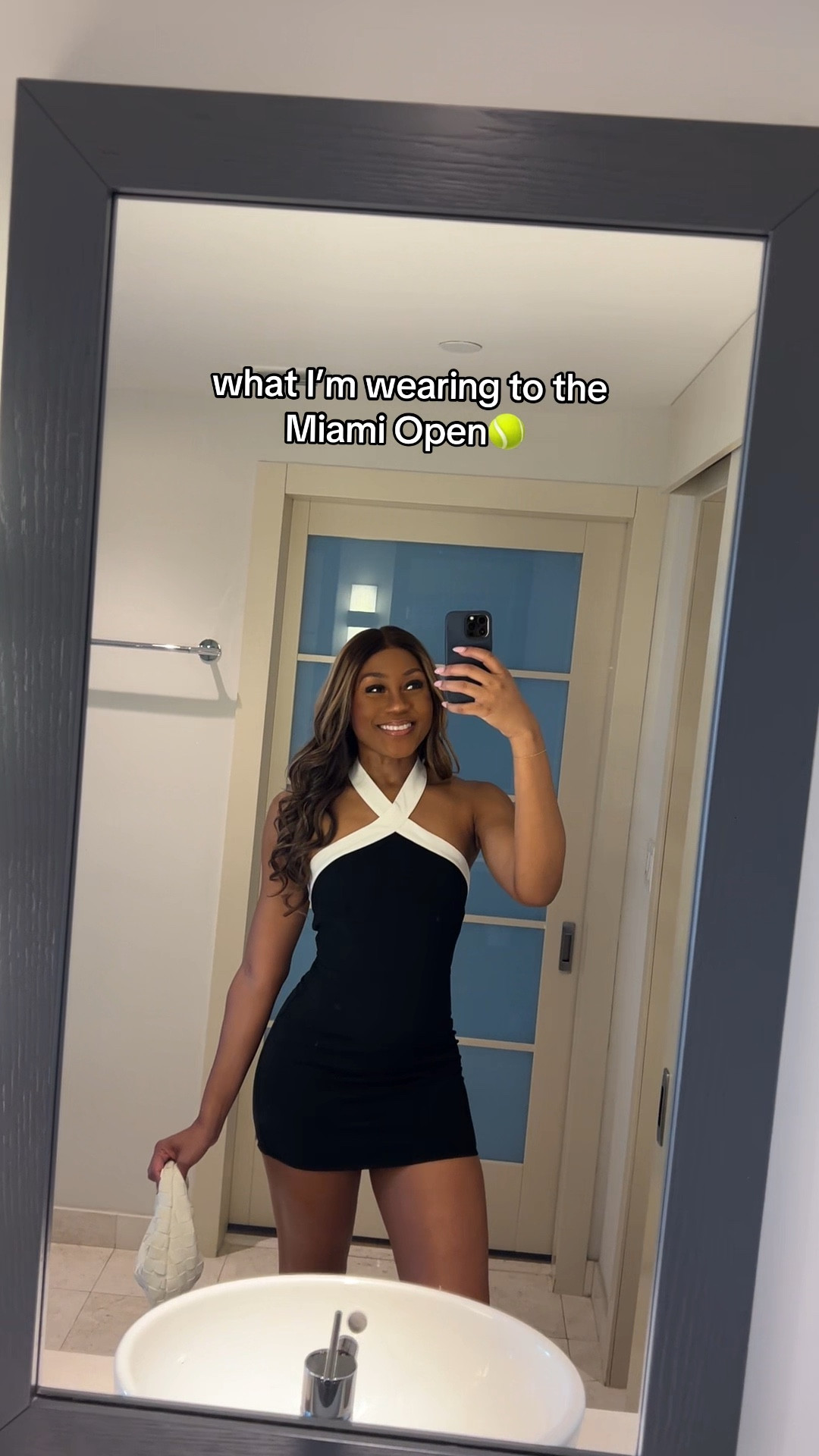 match day fit!🎾🤍 

dress: @Revolve 

#tennis #tennisoutfit #miamiopen #preppy #oldmoneyaesthetic 

#LTKTravel #LTKActive #LTKootd