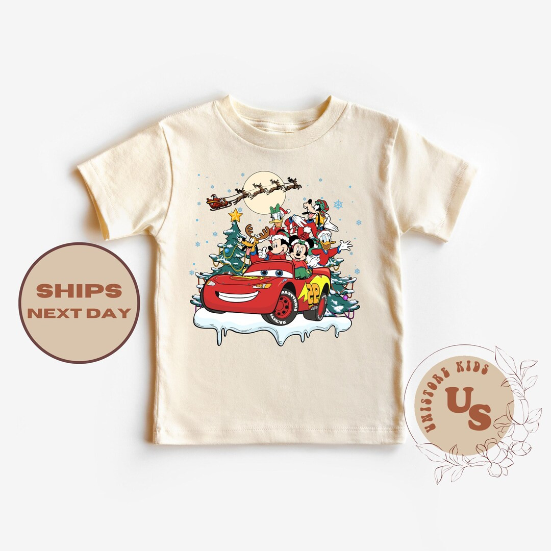 Mouse And Friends Christmas Shirt, Disney Christmas Toddler T-Shirt, McQueen Christmas Shirt, Dis... | Etsy (US)