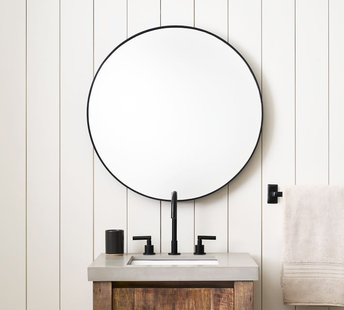 Linden Round Mirror | Pottery Barn (US)