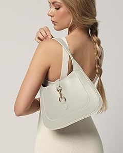 Shoulder Bag for Women - Small Shoulder Purses - Top Handle Structured Handbags - Adjustable Stra... | Amazon (US)