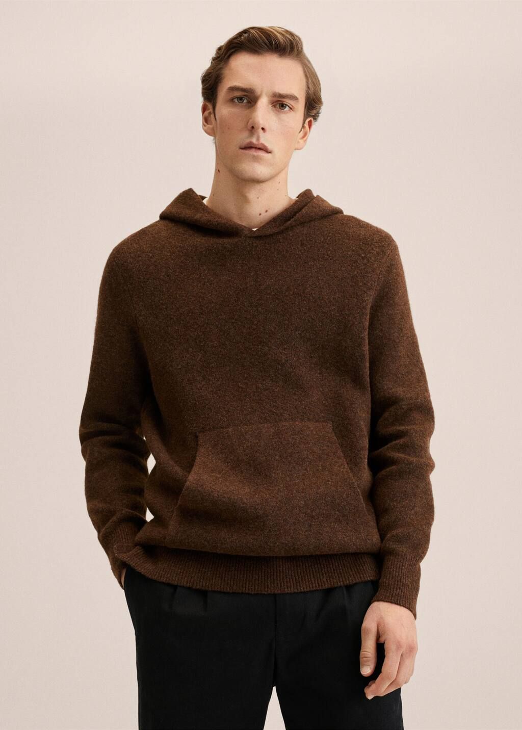 Textured hooded sweater | MANGO (US)