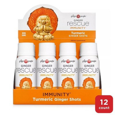 The Ginger People - Ginger Rescue Shots - Turmeric - 2 fl oz/12ct | Target