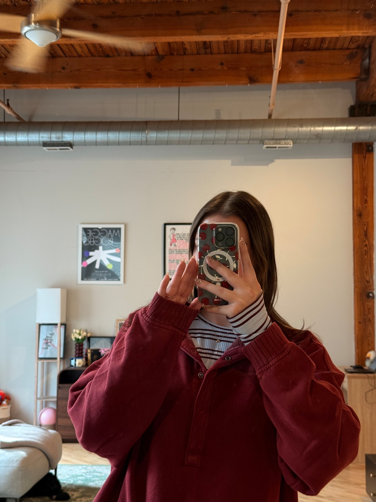 Stay cozy and stylish this season with an essential red pullover from Aerie paired with a trendy blue-and-red striped long-sleeve top. This effortless layered look blends comfort and cool-girl vibes, perfect for fall days, weekend outings, and laid-back coffee runs. The soft Aerie pullover adds a pop of bold red warmth, while the chic striped long-sleeve brings a playful, fashion-forward twist. Whether you're dressing for casual street style or cozy campus looks, this timeless color combo delivers easy comfort, standout style, and seasonal layering at its best

#LTKActive #LTKGiftGuide #LTKFindsUnder50