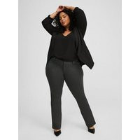 Mid-Rise Trouser Bootcut Ponte Pant in Grey | Torrid (US & Canada)
