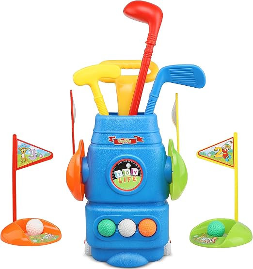 TOY Life Kids Golf Clubs | Todder Golf Set | Sports Toys for Toddlers | Comes with 1 Iron, 1 Wood... | Amazon (US)