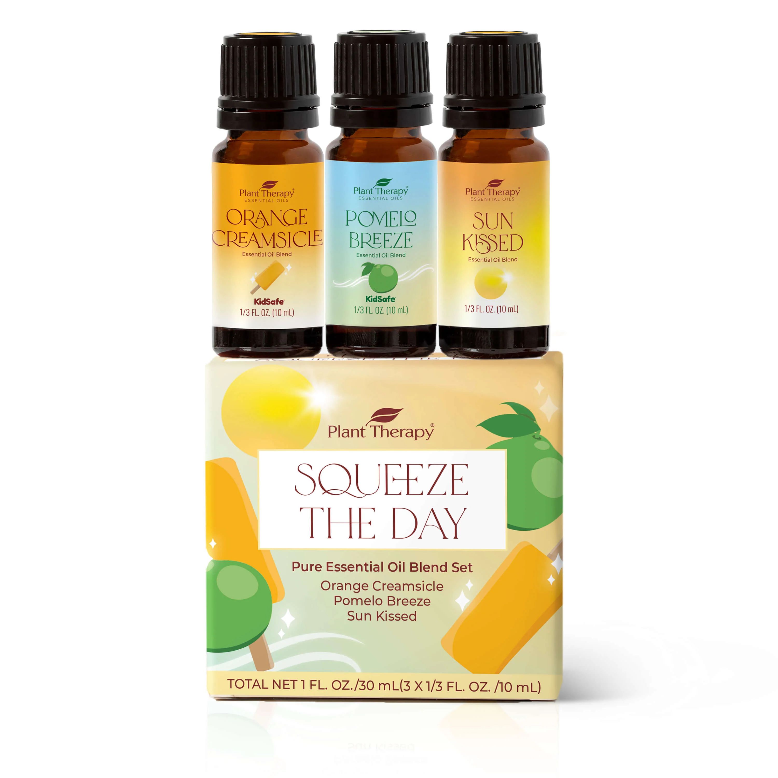 Squeeze the Day Essential Oil Blend Set | Plant Therapy