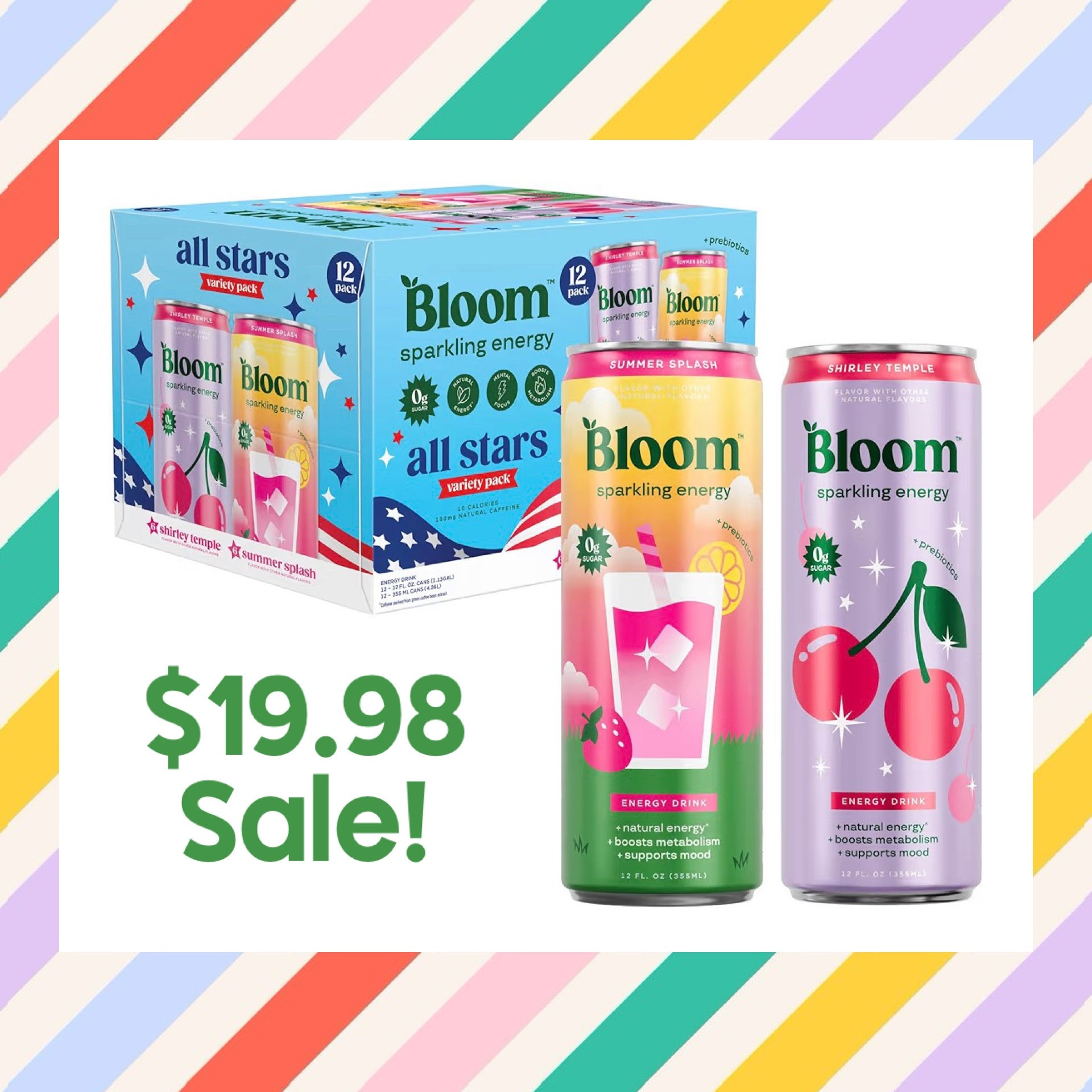 The Bloom Summer All Stars Pack is down to $19.98 today at Amazon - regular $24.99! Great deal, as this is a hot commodity at full price. Love both of these and definitely recommend - so tasty, and made with only good ingredients!

#LTKSaleAlert #LTKSeasonal #LTKfoodie