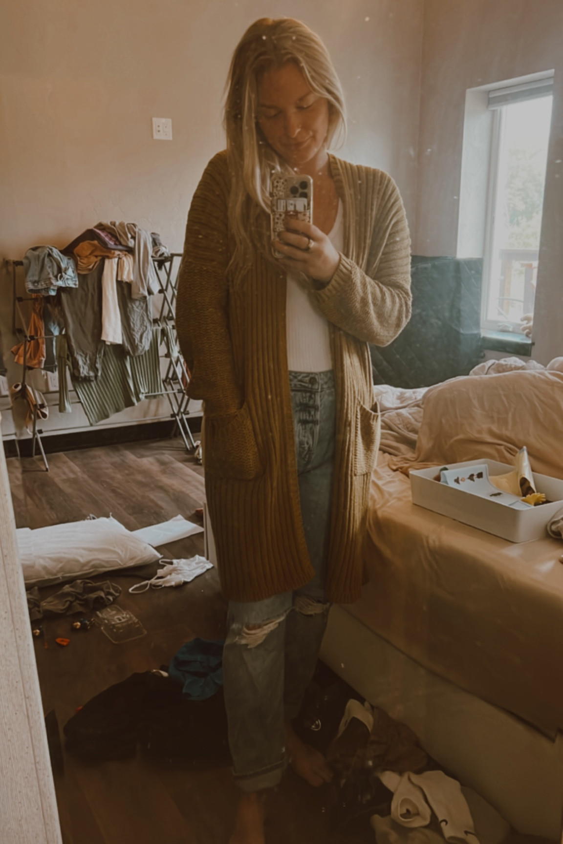 fall pumpkin patch outfit details 🍁🍂

cardigan is four years old… but the one linked is very similar and from the same company so high quality as well!