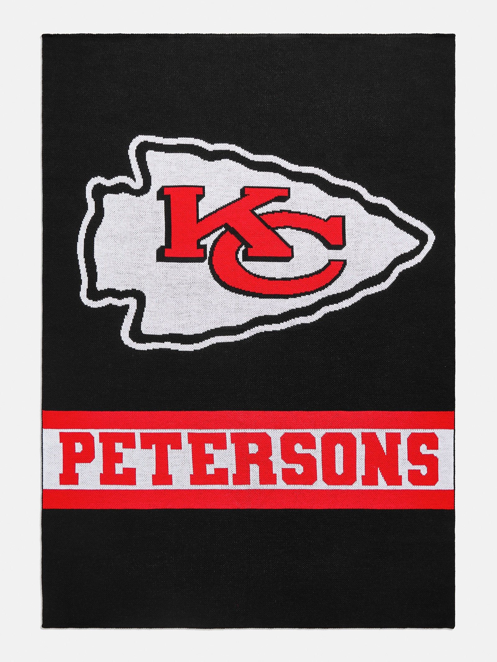 Kansas City Chiefs NFL Custom Blanket: Black | BaubleBar (US)