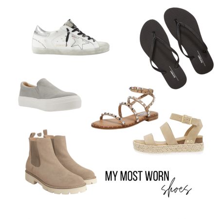 Shoes I wore & loved the most by far in 2022! ••• (all fit TTS)

• Studded sandals • Steve Madden sandals • Lug sole boots • Chelsea boots • Espadrilles • slip on sneakers • sofa sneakers • Golden Goose • star sneakers • flip flops •

#LTKFind #LTKstyletip #LTKshoecrush