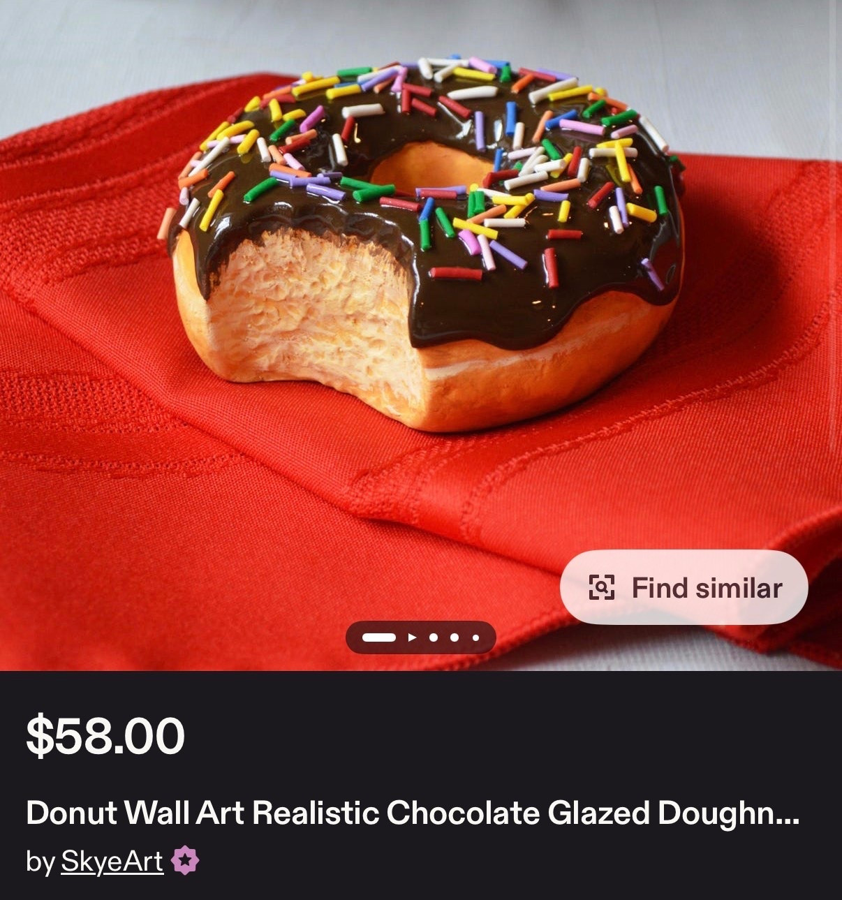 A bite out of the donut?! stop it it’s so cute