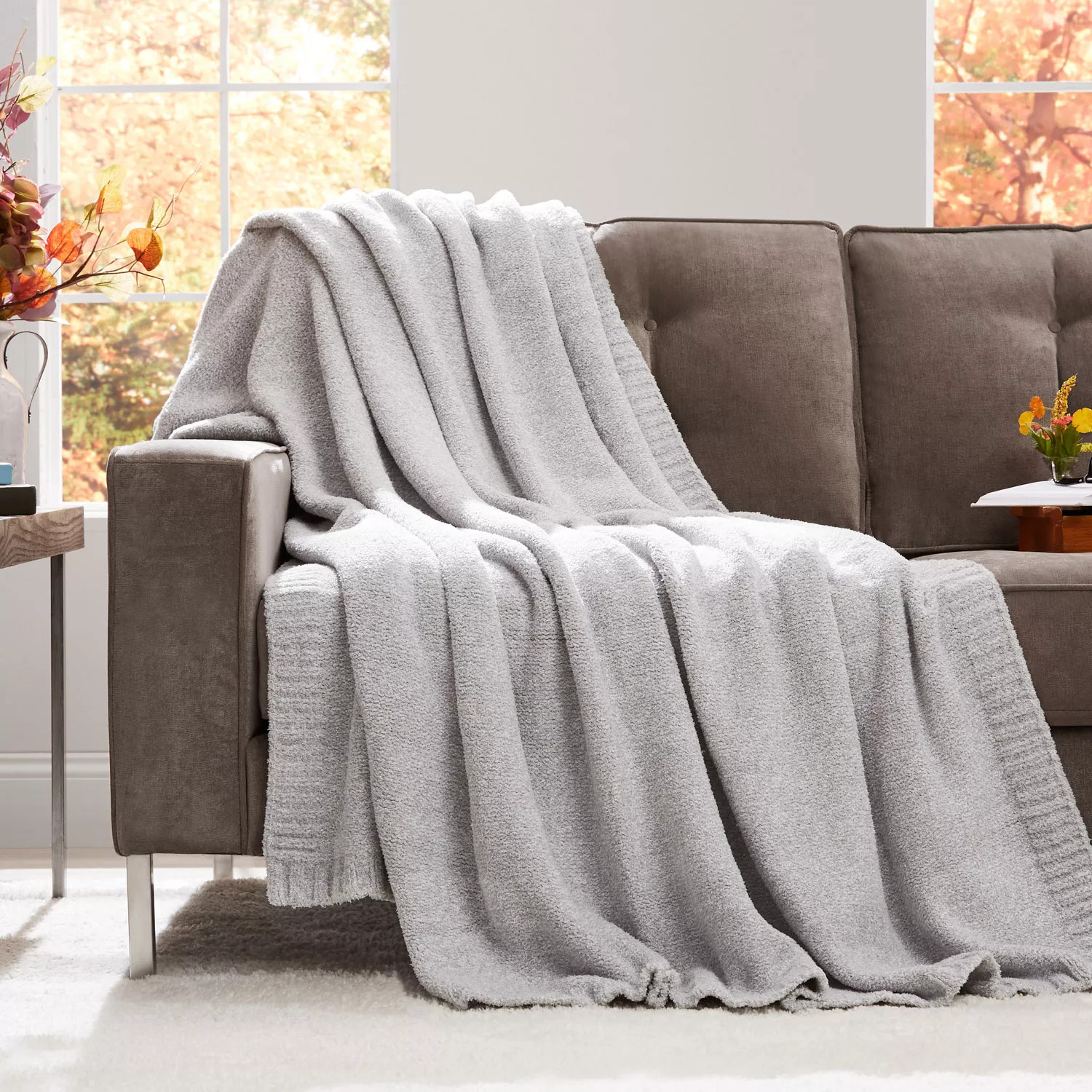 Member's Mark Heathered Cozy Knit Throw 60"x70" (Assorted Colors) | Sam's Club